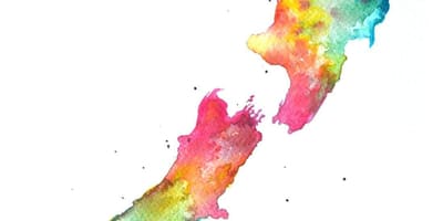Térkép új-zéland művészet
